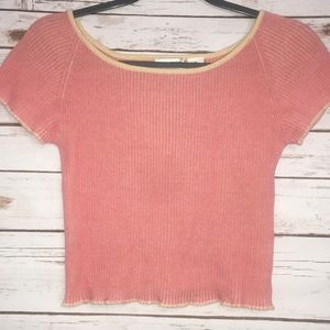 90s little pink crop